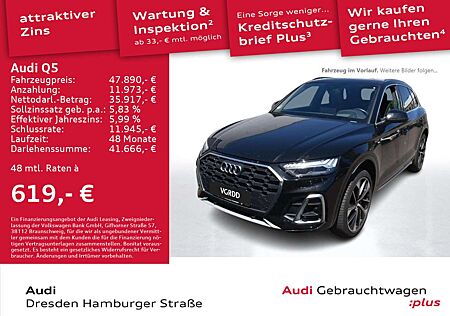 Audi Q5 55 TFSI e S line quattro Matrix B&O Pano AHZV