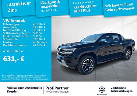 VW Amarok Volkswagen Style V6 TDI 4M IQ-LED NAV AHZV LEDER
