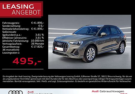 Audi Q3 35 TDI qu S line NAVI virtual Keyless 18" KAM