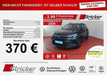 VW Tiguan Volkswagen Life 1.5eTSI DSG 370,-ohne Anzahlung Navi AHK Kam