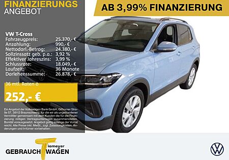 VW T-Cross Volkswagen 1.0 TSI DSG LIFE LED NAVI VIRTUAL AHK