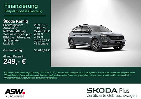 Skoda Kamiq Tour 1,5 TSI 150PS DSG Kamera ACC SHZ AHK