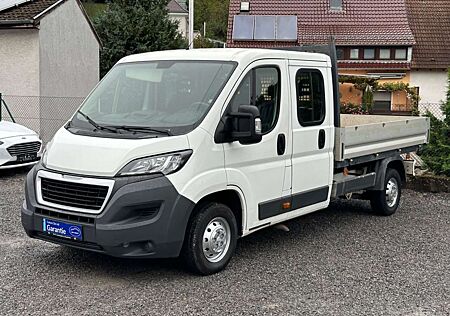 Peugeot Boxer PRITSCHE DoKa 7 SITZER AHK BIS 2500 KG ASR