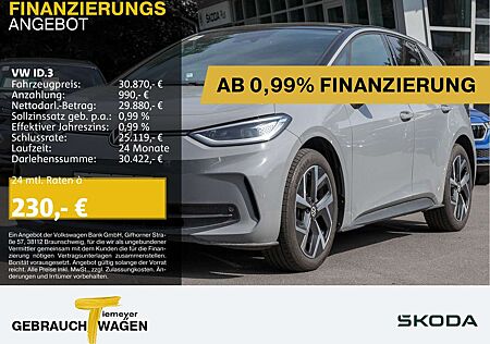 VW ID.3 Volkswagen PRO LM19 NAVI SITZHZG KAMERA