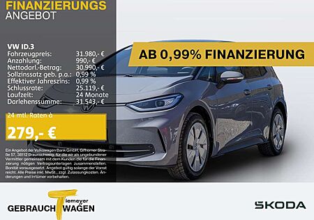 VW ID.3 Volkswagen PRO LM19 NAVI SITZHZG KAMERA