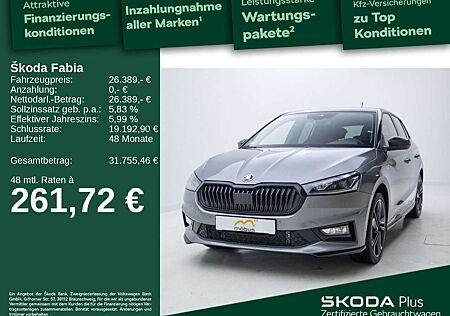 Skoda Fabia Monte Carlo 1.5 TSI DSG*APP*KLIMA*LED*RFK