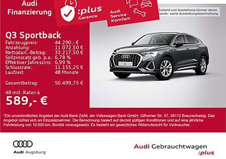 Audi Q3 S line 35 TDI S tr. *LED*AHK*8-fach