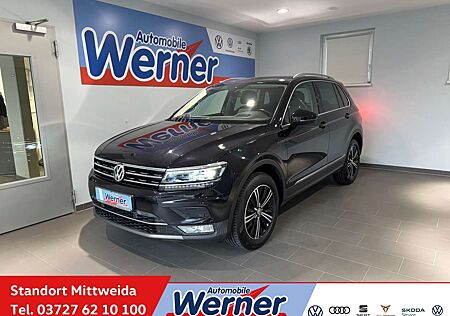 VW Tiguan Volkswagen Highline 2.0TDI 4MOTION AHK LED Navi ACC