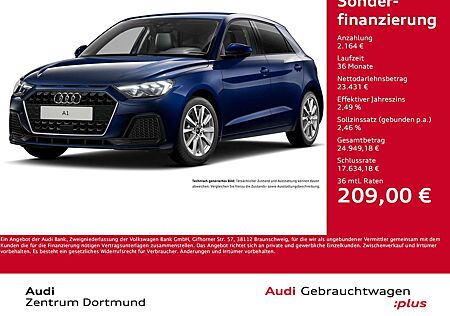 Audi A1 Sportback 25 advanced CAM ACC NAVI+ LED
