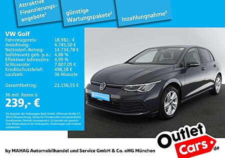 VW Golf Volkswagen VIII 1.0 TSI LIFE Navi Kamera LED 6-Gang