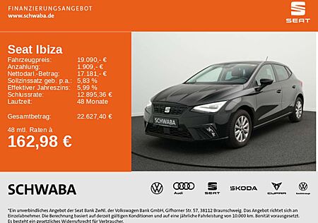 Seat Ibiza Style 1.0 TSI *LED*NAV*ACC*LANE*R-KAM*15"*