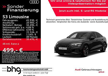 Audi S3 B&O Leder Keyless Navi Virtual ACC