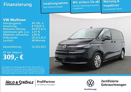 VW T7 Multivan Volkswagen Life 2.0 TDI DSG 7SITZE 17" AHK RFK