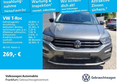 VW T-Roc Volkswagen 1.5 TSI DSG United Navi LaneAssist FrontAs