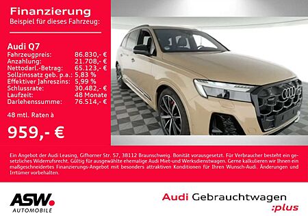 Audi Q7 S line 50TDI quattr LED Nav 360° B&O Pano AHK