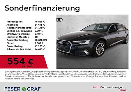 Audi A6 Avant 45 TFSI Matrix/Leder/ACC/AHK/Sitzbel/18 Zoll