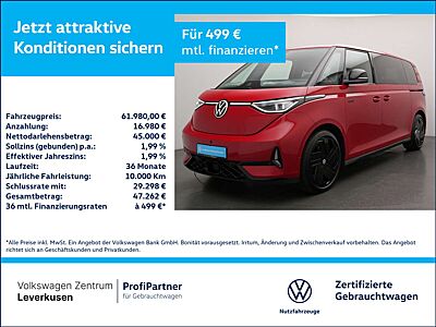 Volkswagen ID. Buzz GTX LR KAM 360° LEDER NAVI VIRT HUD