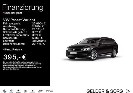 VW Passat Variant Volkswagen Elegance 2.0 TDI RFK*AHK*Navi*ACC