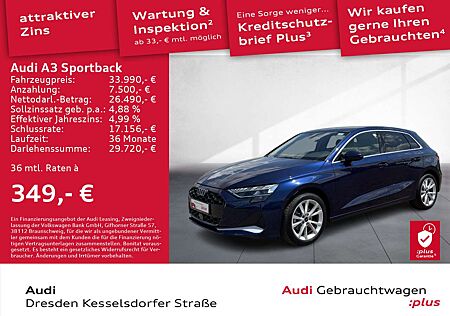 Audi A3 35 TFSI advanced LED Navi GRA Kamer