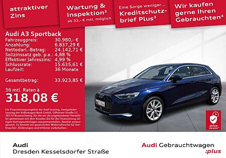 Audi A3 35 TFSI advanced LED Navi GRA Kamer
