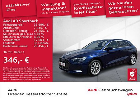 Audi A3 35 TFSI advanced LED Navi GRA Kamer