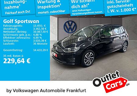 VW Golf Sportsvan Volkswagen Golf VII Sportsvan 2.0 TDI Sound Navi FrontAssis