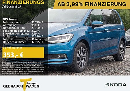 VW Touran Volkswagen 1.5 TSI DSG ACTIVE 7SITZE PANO LED DCC