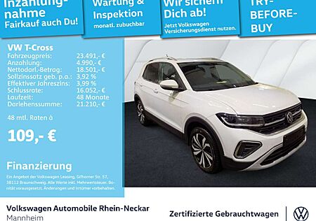 VW T-Cross Volkswagen 1.0 TSI Style DSG Navi PDC Matrix-LED uv