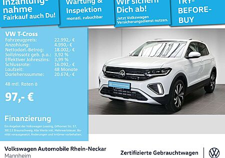 VW T-Cross Volkswagen 1.0 TSI Style DSG Navi PDC Matrix-LED uv