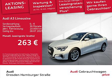 Audi A3 30 TFSI advanced LED Panorama AHZV