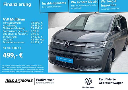 VW T7 Multivan Volkswagen GOAL 1.5 eHybrid DSG 4M LÜ AHK PANO