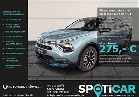 Citroën E-C4 Electric Citroen 136 Shine incl. Wallbox HUD Navi ALU Winterräder 3