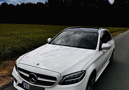 Mercedes-Benz C 180 T 9G-TRONIC AMG Line, 360,Panorama,Standhzg,Burm.