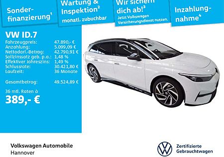 VW ID.7 Volkswagen Tourer Pro Navi Pano LED Kamera WP HuD PDC