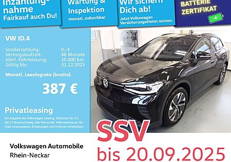 VW ID.4 Volkswagen Pure 125kW GAR2030 Navi PDC IQ Light Wärmep