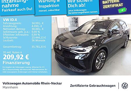 VW ID.4 Volkswagen Pure 125kW GAR2030 Navi PDC IQ Light Wärmep