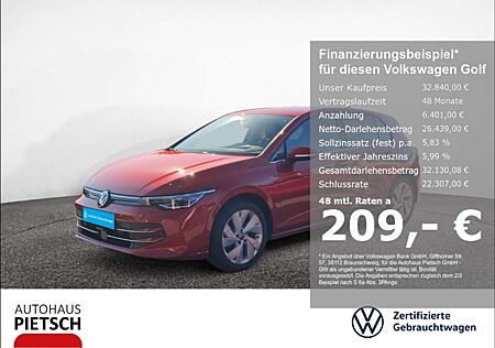 VW Golf Volkswagen VIII 1.5 eTSI Style Matrix Head-Up Navi