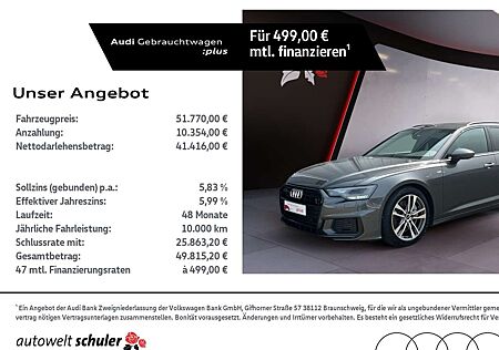 Audi A6 Avant 55 3.0 TFSI quattro sport S-line RFK Navi A