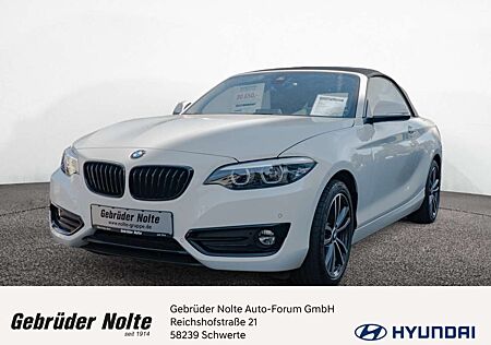 BMW 220 i Cabrio Sport Line SHZ NAVI FACEL. LED