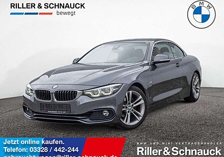BMW 420 i Cabrio Sport Line LED+AHK+H/K+LEDER+PDC