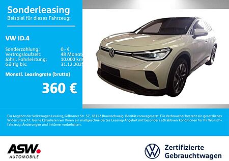 VW ID.4 Volkswagen Pure LED Navi PDC SHZ Wärmepumpe AHK