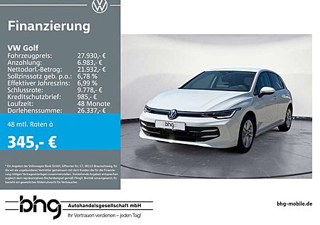 VW Golf Volkswagen 1.5 TSI Life