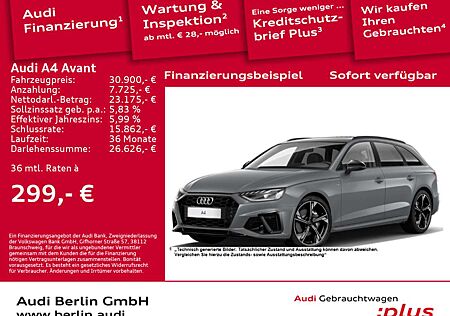 Audi A4 S line 40 TFSI S tr. RFK LED NAVI PANO