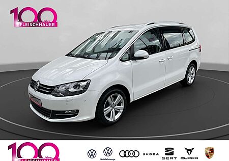 VW Sharan Volkswagen Highline 2.0 TDI DSG Klima StandHZG AHK Navi Leder