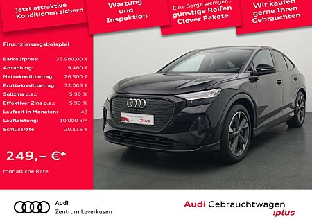 Audi Q4 e-tron Sportback S line PANO NAVI ACC VIRT