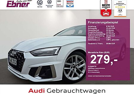 Audi A5 Sportback S-LINE 40TFSI S-TRONIC KAMERA+NAVI+LED+S