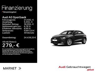 Audi A3 30 TDI*AHK*Alu*PDC*Pano*Audi Connec