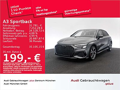 Audi A3 35 TFSI S tronic 2x S line Matrix/K