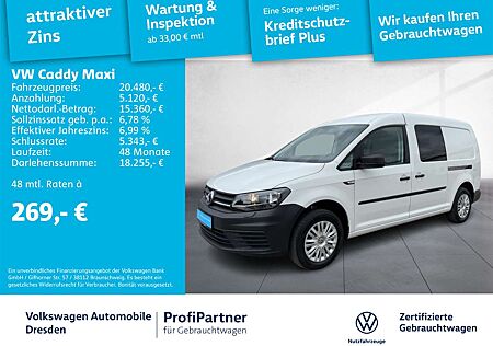 VW Caddy Volkswagen Kombi 2.0 TDI KLIMA NAV GRA 5-SITZER
