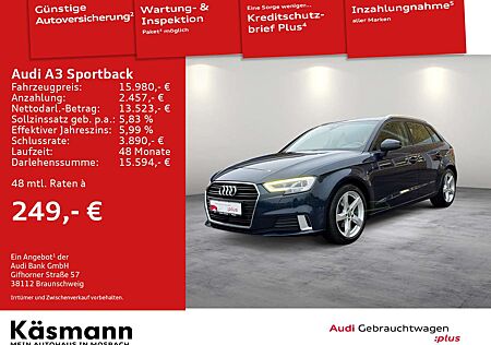 Audi A3 sport LED NAV SHZ GRA TWA